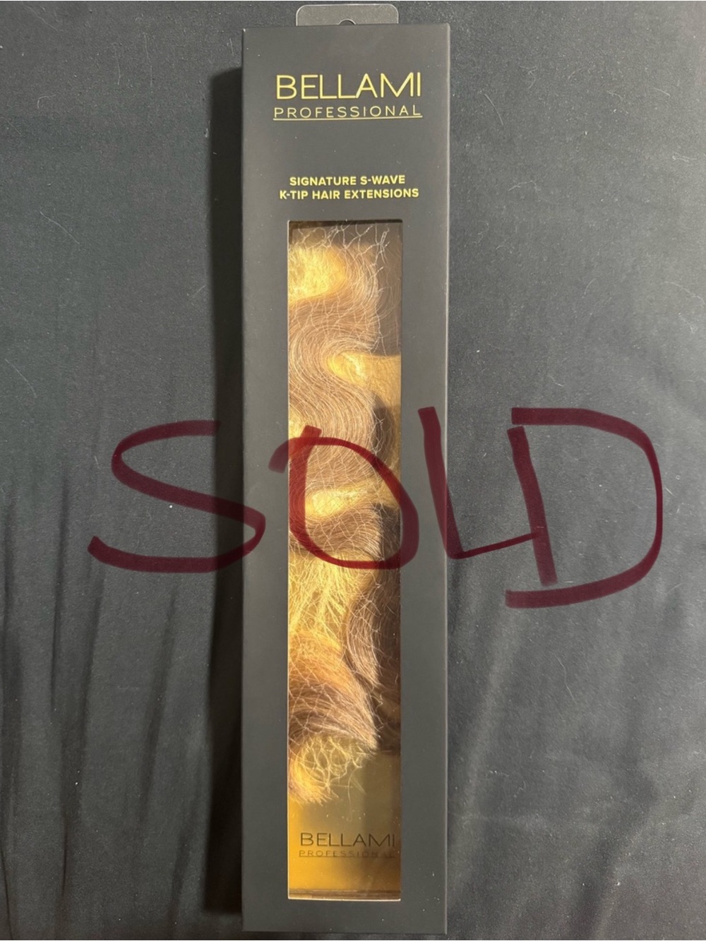 SOLD - BELLAMI Signature S-Wave K-Tip Hair Extensions - Caramel Blonde